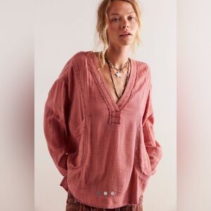 By the Shore Shirt - Wine combo NWOT